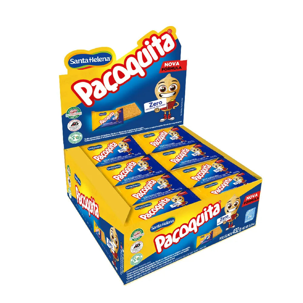 Paçoquita Santa Helena Zero - 24 Unidades (432g)